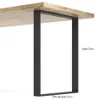Súprava stolových nôh DMBAU SIMPLE LOFT h-72 cm, š-40, Náhľad obrázku produktu 2