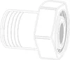 Pneumatex TA HK raccord M22 x 1/2'' droit 50701516 Voir les images du produit 4