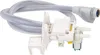 A white background with a washing machine inlet hose with Aquastop. Produktbild-Vorschau