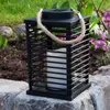 Grafner® LED Solar Laterne mit Kerze | täuschend echt | mit Produktbild-Vorschau 4