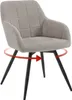 WOLTU Esszimmerstuhl, gepolstert, ergonomisch, drehbar, mit Produktbild-Vorschau 1