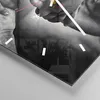 Wanduhr - Quadrat - Glasuhr - Hände Toleranz Gemeinschaft - Produktbild-Vorschau 5