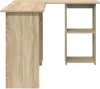 vidaXL Scrivania rovere Sonoma 142 x 102 x 73 cm Materiale Anteprima dell’immagine prodotto 6