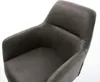 DELIFE Freischwinger Pejo-Flex Mikrofaser Anthrazit Vintage Produktbild-Vorschau 4