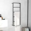vidaXL Handtuchständer Schwarz 45x10x115 cm Stahl -  Produktbild-Vorschau 8