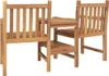 vidaXL Garten Gartenstühle 152 x 63 x 89 cm Massivholz Teak Produktbild-Vorschau 7