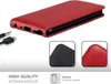 Cadorabo Hülle für LG Q STYLUS Schutz Hülle in Rot Flip Produktbild-Vorschau 2