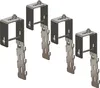 Haken 4er Set (2 Module) Balkongeländer Edelstahl Halterung Produktbild-Vorschau 2