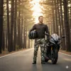 Motorrad Jeans Motorradhose Cargohose Abriebfest Produktbild-Vorschau 3