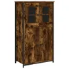 The Living Store Highboard Räuchereiche 62x32x106,5 cm Produktbild-Vorschau 3
