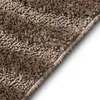 Tapiso Kurzflorteppich LINEA 3D Wellenmuster taupe Produktbild-Vorschau 3