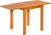 A wooden table with slatted top and four legs, shown against a white background. Produktbild-Vorschau