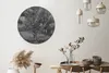 MuchoWow® Aluminium Wandkreis Der rosa Pfirsichbaum - Produktbild-Vorschau 2
