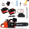 OUTIGO Motosega a batteria da 12 pollici con 2 batterie da Anteprima dell’immagine prodotto 1