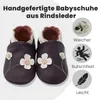 YALION® Baby Krabbelschuhe aus Echtleder, weiche Produktbild-Vorschau 3