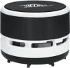 A black and white mini desktop vacuum cleaner is shown against a white background. Anteprima dell’immagine prodotto
