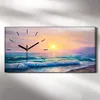 Leinwand Uhr Küche Wohnzimmer Bild 60x30 Kunst Produktbild-Vorschau 2