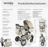 tectake® Mats 2 v 1, skládací, s 5bodovými bezpečnostními Náhled obrázku produktu 5