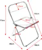 1x Esszimmerstuhl Acryl Transparenter Stuhl Kunststoff Produktbild-Vorschau 6