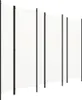 vidaXL 6-tlg. Raumteiler Weiß 300x180 cm Produktbild-Vorschau 1