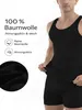 Unterhemd (4er Pack) 100% Baumwolle für Herren Feinripp Produktbild-Vorschau 2