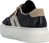 A side view of a black and beige platform sneaker. Náhľad obrázku produktu