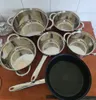 Sada nerezových hrnců, 12 ks, 4 hrnce, pánev, kastrol, Náhled obrázku produktu 2