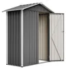 Metall-Gerätehaus 154 x 83 x 180 cm aus verzinktem Produktbild-Vorschau 15