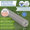 TTL GARDEN Drahtgitter 1m x 10m – 19mm Masche verzinkt Produktbild-Vorschau 2
