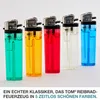 TOM Reibrad Feuerzeuge | 50er Display Set | 5 Farben | Produktbild-Vorschau 5