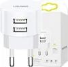 Usams Ład. Síť. 2Xusb T20 2.1A Round (pouze hlava) Náhled obrázku produktu 1