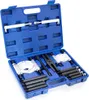 A blue plastic case containing a set of tools, specifically a bearing puller set. Produktbild-Vorschau