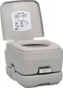 vidaXL Tragbare Campingtoilette Grau 10 + 10 L Produktbild-Vorschau 4