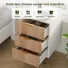 INONEFT, set di 2 comodini, stretto con 3 cassetti, Anteprima dell’immagine prodotto 3