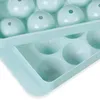 Relaxdays Eiswürfelform rund, 3er Set, wiederverwendbar, Produktbild-Vorschau 4