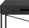 Seaford Schreibtisch 1 Schublade schwarz. Produktbild-Vorschau 5