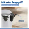 WENKO Kosmetik Tret Müll Eimer LEMAN Edelstahl 3 L Abfall Produktbild-Vorschau 6