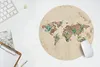 MuchoWow® Mauspad Mousepad Weltkarte - Braun - Vintage Produktbild-Vorschau 5