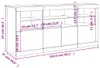 vidaXL Sideboard mit LED-Leuchten Räuchereiche 142,5x37x67 Produktbild-Vorschau 7