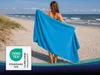 Strandlaken, 100% Baumwolle, 100x200 cm, türkis Produktbild-Vorschau 5