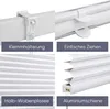 Sekey Plissee 90x130cm ohne Bohren 100% Verdunkelung & Produktbild-Vorschau 7