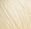A close-up view of cream-colored yarn. Produktbild-Vorschau