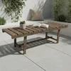 Relaxdays Gartenbank, 2-Sitzer, Terrasse, Balkon, ohne Produktbild-Vorschau 2