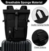 Rucksack, Rolltop Rucksack Herren Damen 25L-30L, Groß Produktbild-Vorschau 3