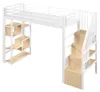 Lit superposé avec éclairage LED intégré, structure en fer, Voir les images du produit 10