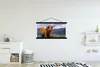 MuchoWow® Textilposter Schottisches Hochlandrind - Berg - Produktbild-Vorschau 2