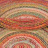 Salsa Juteteppich Oval Bunt – Handgefertigt aus Jute und Produktbild-Vorschau 4