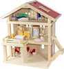 Villa Freda Puppenhaus Stadtvilla + Hussen + Puppenmöbel Produktbild-Vorschau 1