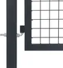 vidaXL Gartentor mit Pfosten Stahl 350 x 100 cm Anthrazit Produktbild-Vorschau 4