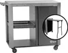 Grilovací vozík BBQ-Toro 95 x 50 x 80 cm, stříbrný Náhled obrázku produktu 1